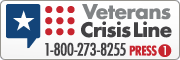 Veterans Crisis Line dial 1-800-273-8255 press 1